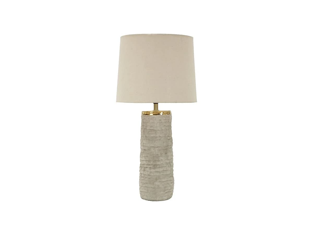 Lampe à Poser en Céramique "Lima" 73cm Gris