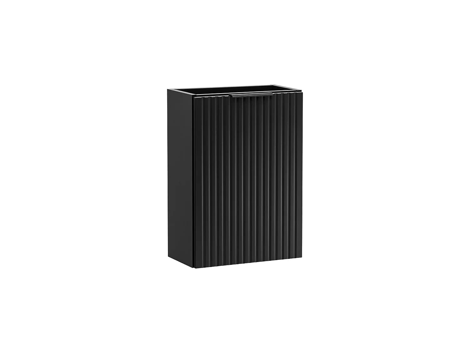 Meuble sous vasque 20x40 cm 1 porte ADEL BLACK 82-40-B-1D