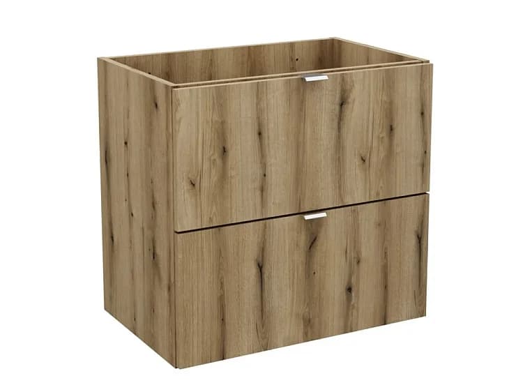 Meuble sous lavabo 60cm 2 tiroirs Nova Oak