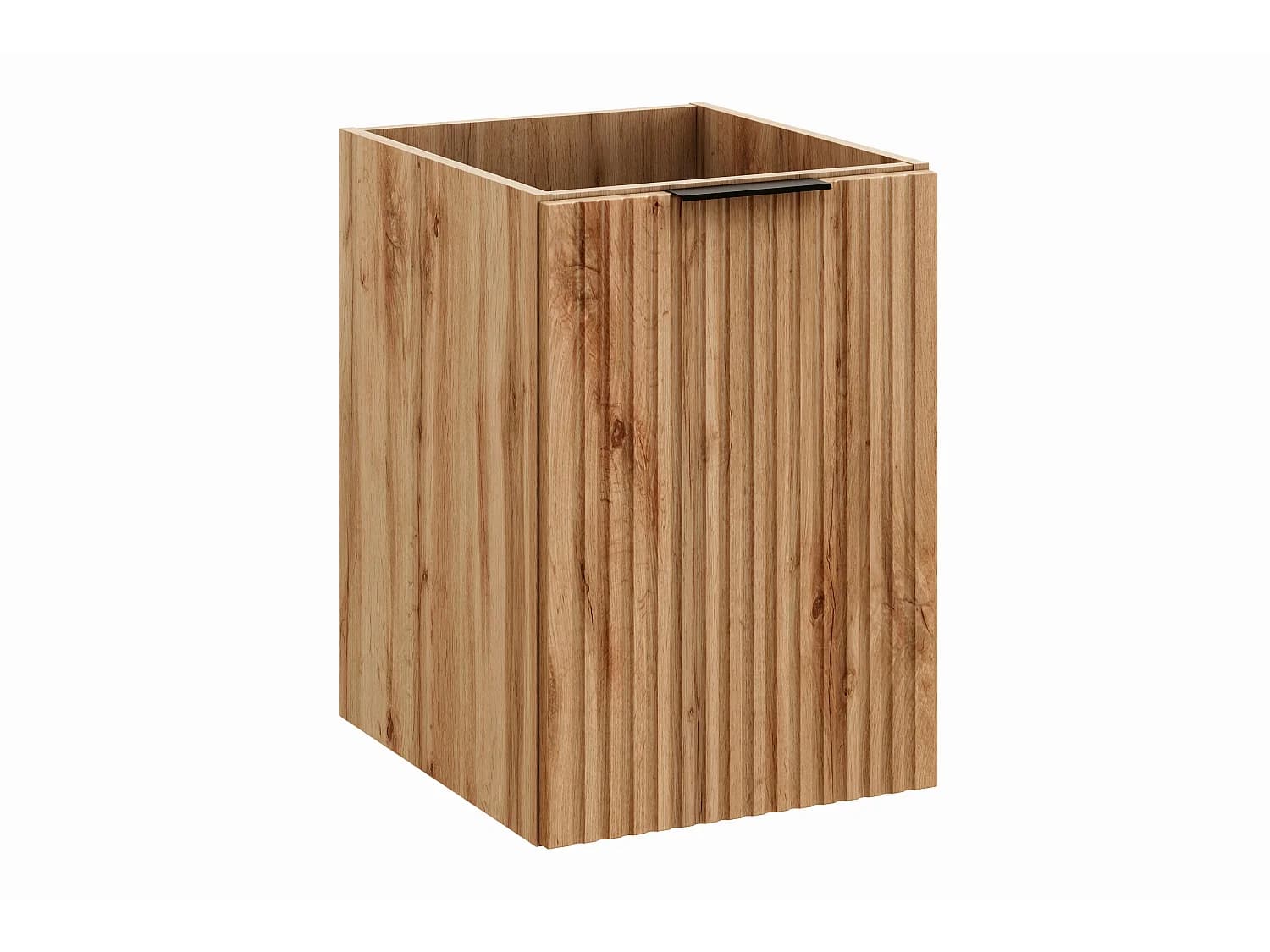 Meuble sous plan 40 cm avec panier à linge ADEL OAK 81-40-1DK