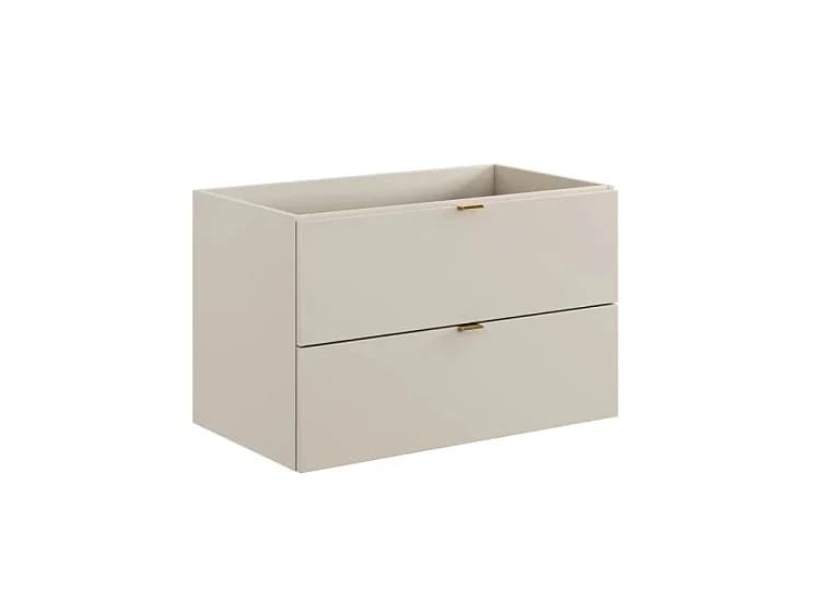 Meuble sous vasque 80 cm 2 tiroirs DALIA CASHMERE 82-80-46-2S