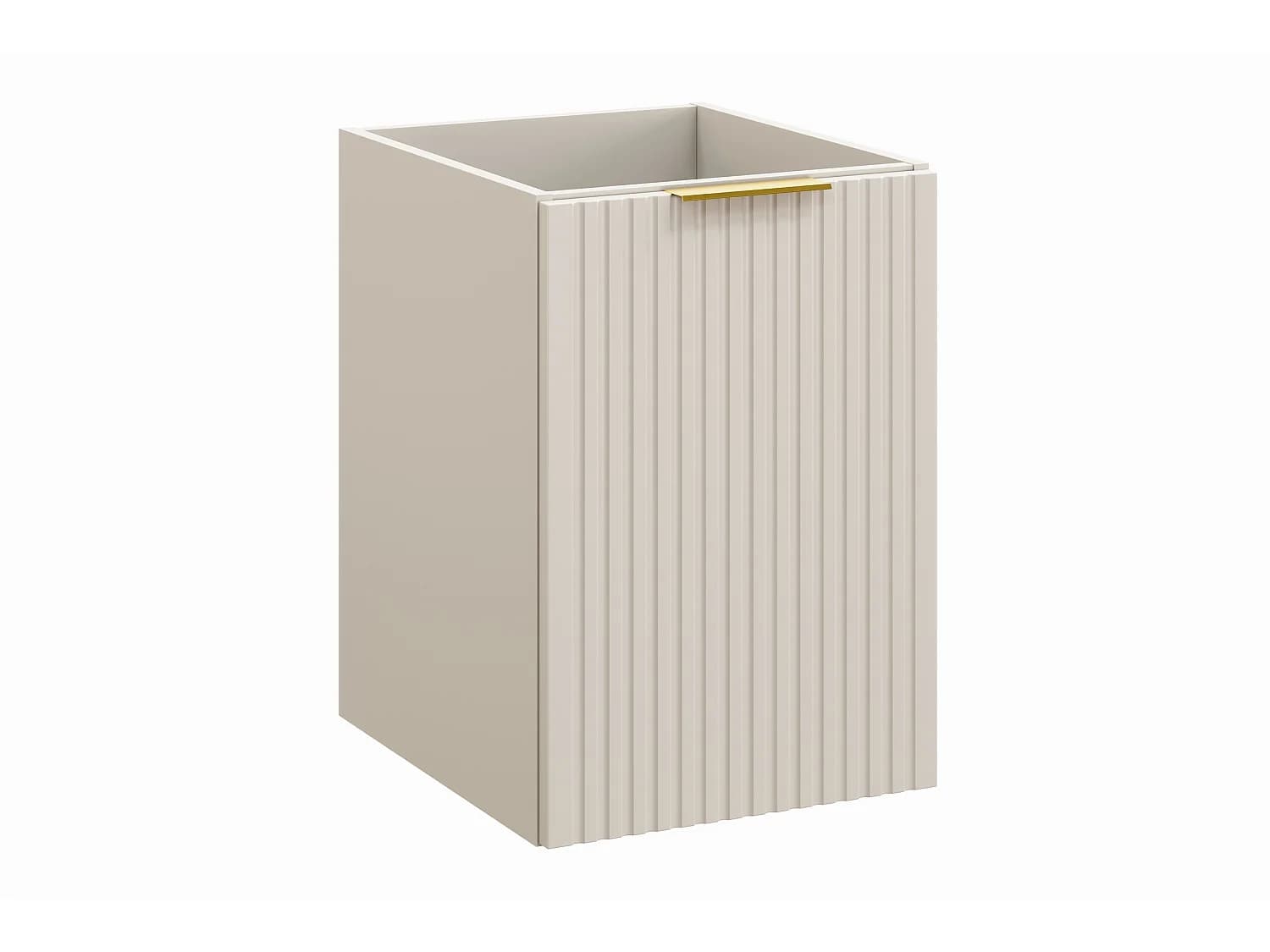 Meuble sous plan 40 cm avec panier à linge ADEL CASHMERE 81-40-1DK