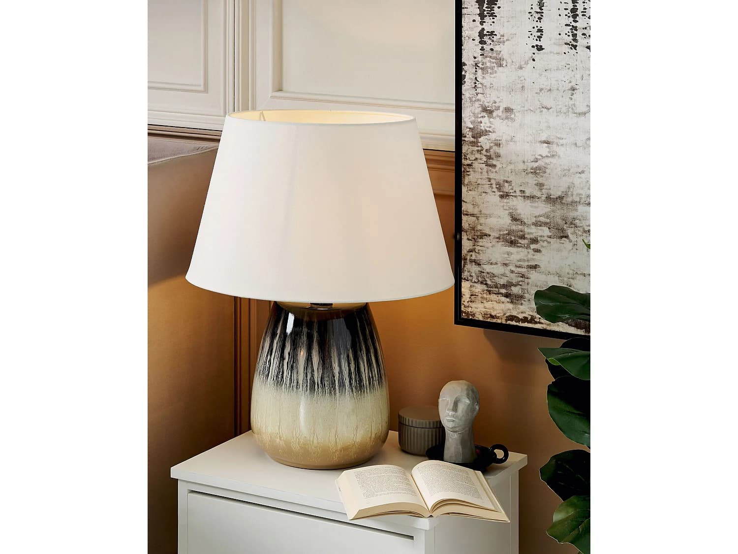 Lampe à poser CIDRA Céramique Multicolore