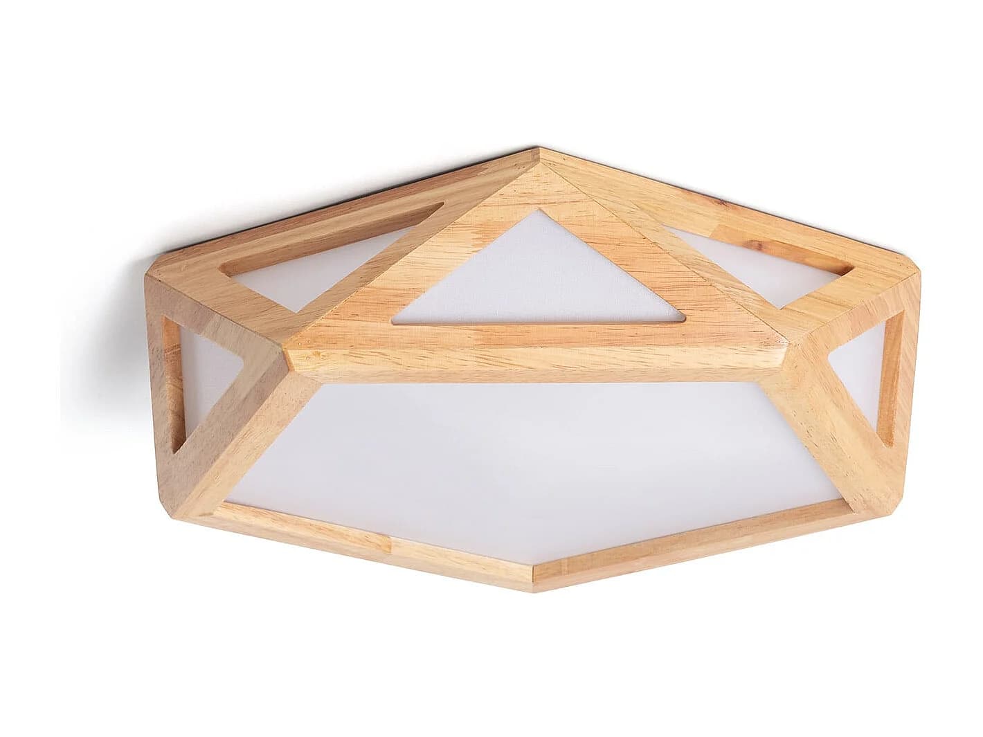 Plafonnier LED Bois CCT Sélectionnable Altigen 20W Bois