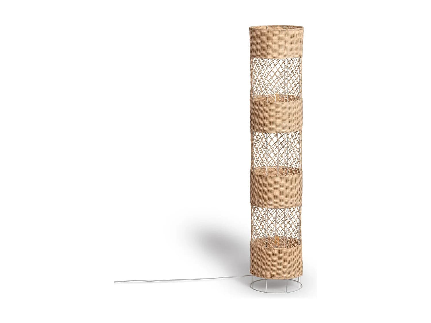 Lampadaire Rotin Rubra Naturel