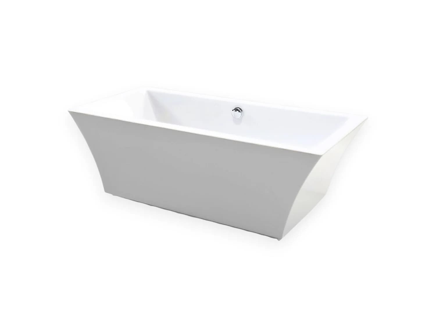 Baignoire ilôt blanc 170 X 80 cm ovale – Heaven