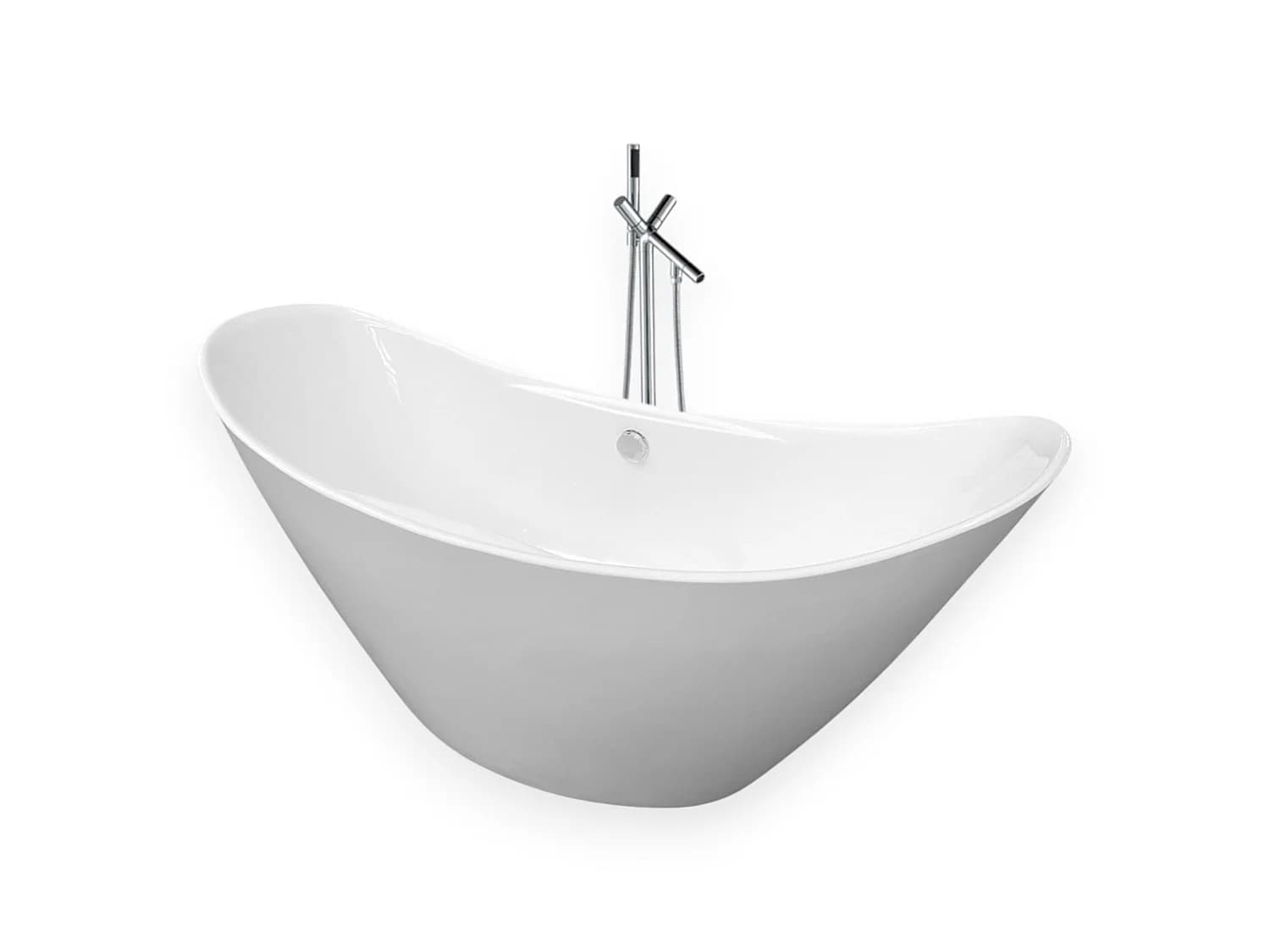 Baignoire ilôt 172 X 72 cm + Robinet Mitigeur – Joy