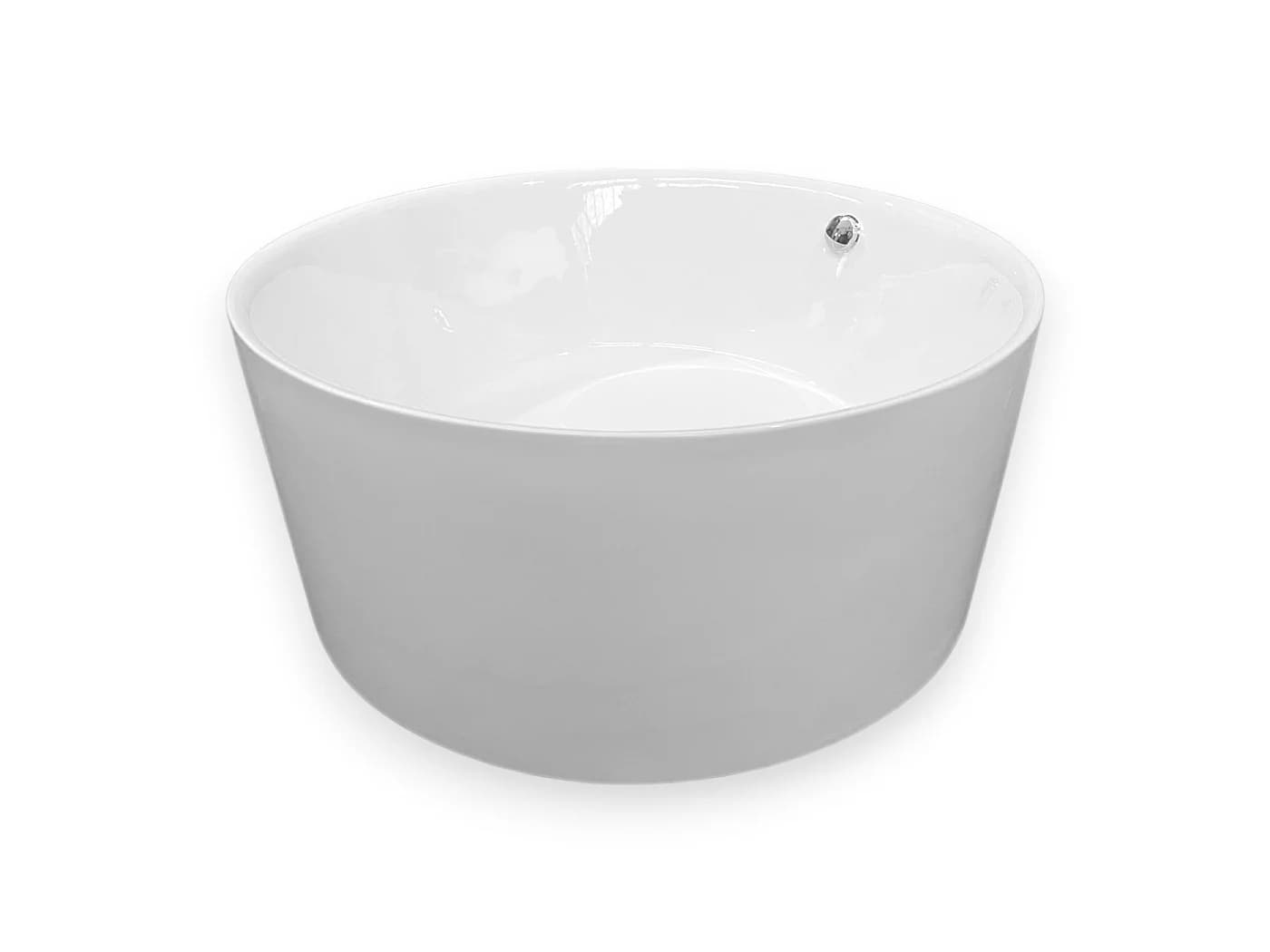Baignoire ilôt diamètre 134 X 60 cm blanc – Mercy
