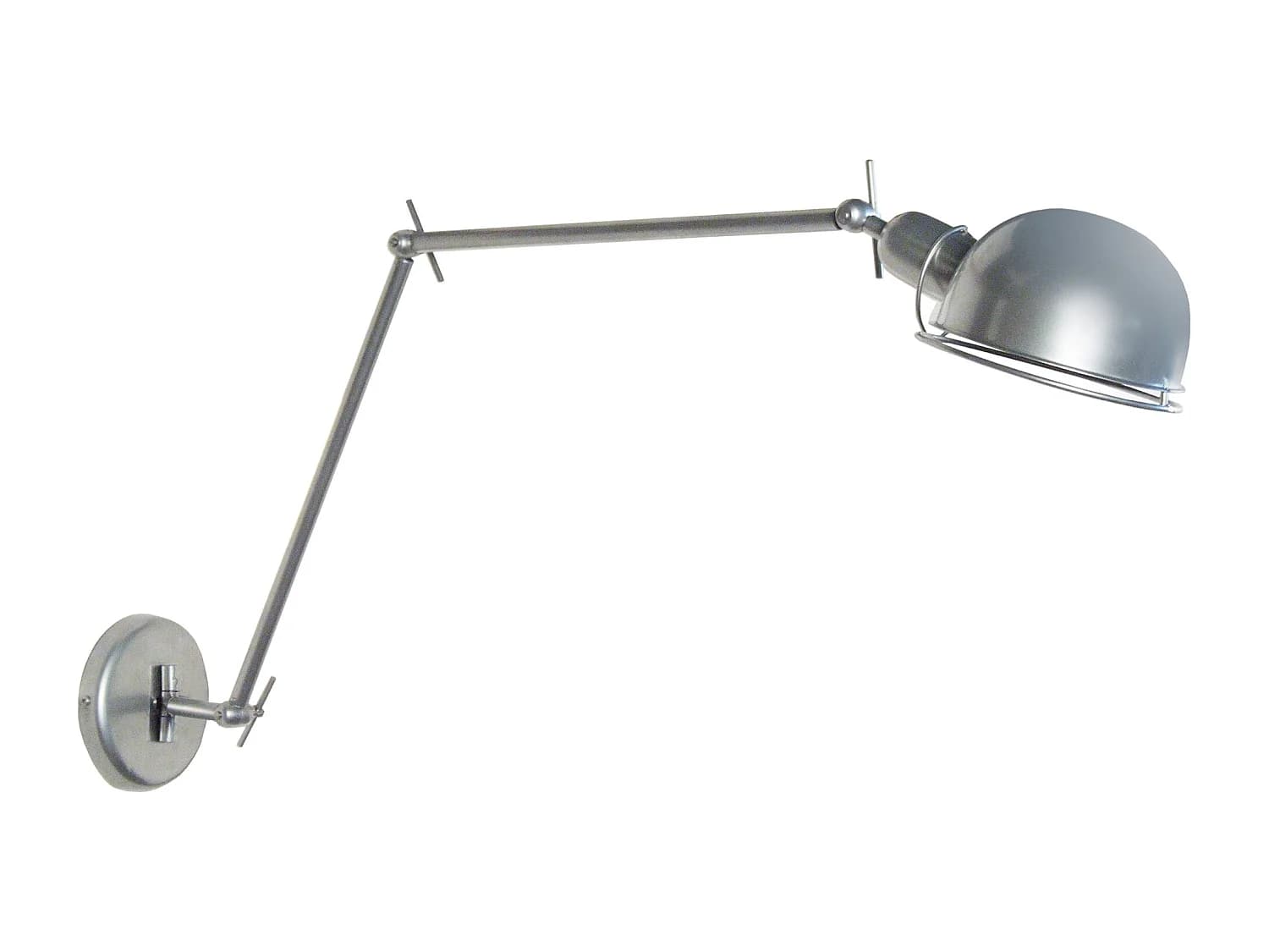 Applique métal articulé aluminium 11cm.