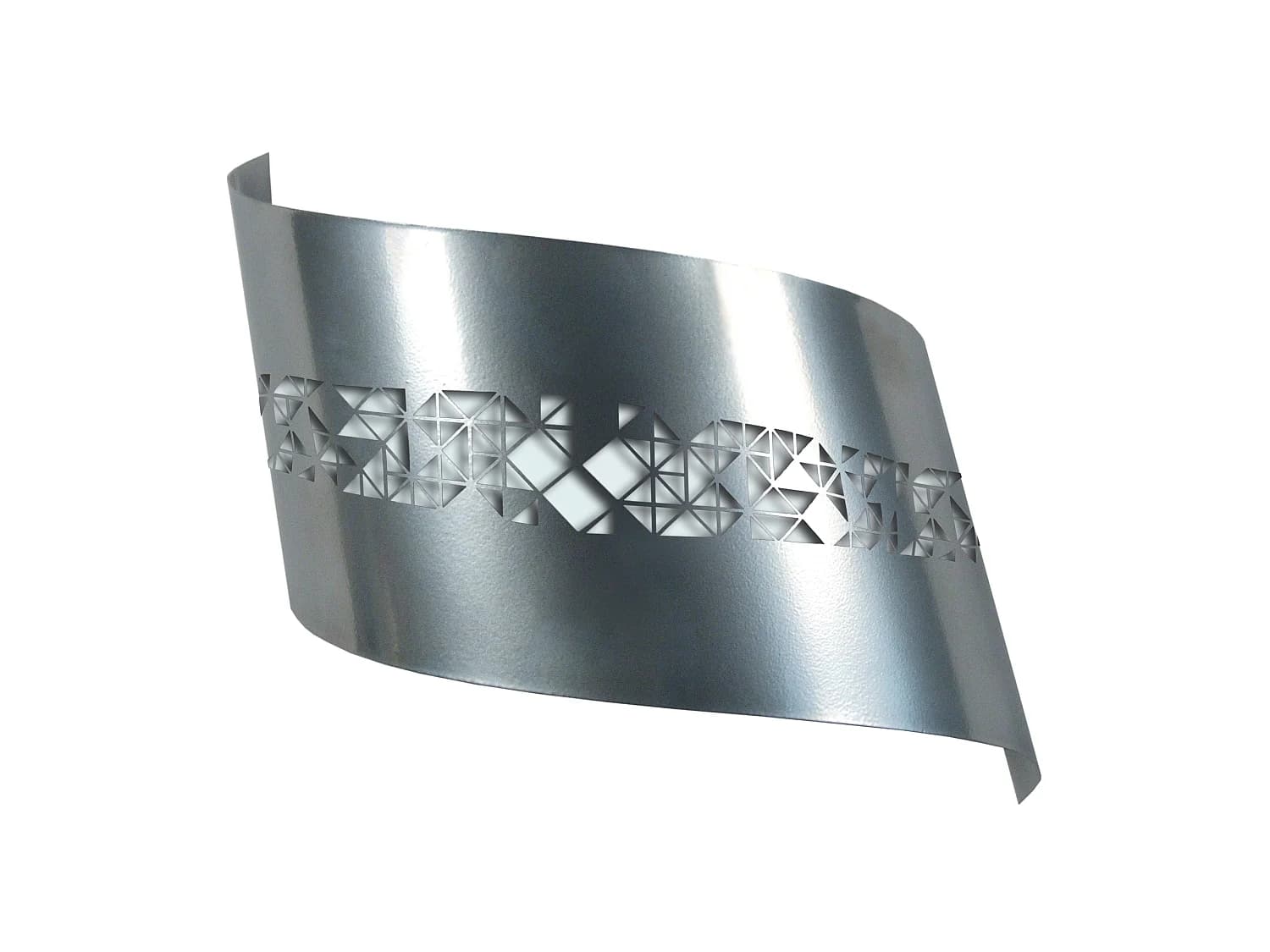 Applique TOSEL ,métal,Aluminium, H 10xD16x P 25cm