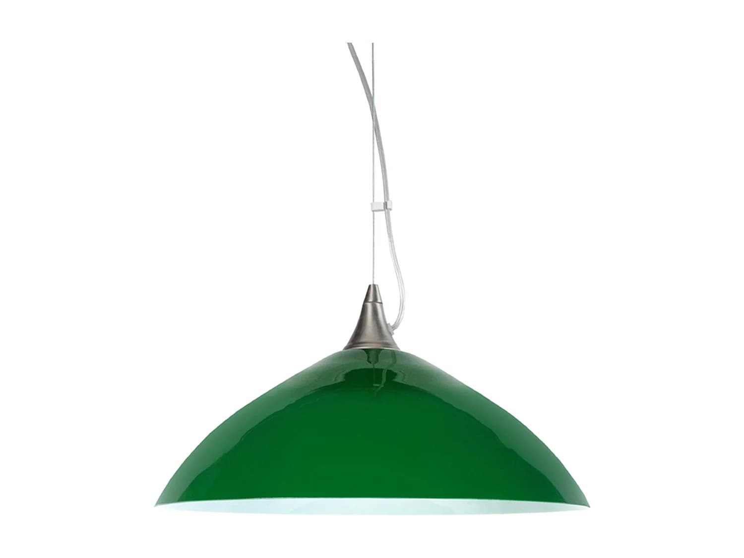 Suspension TOSEL ,verre,Blanc ,H77xD38xP38cm