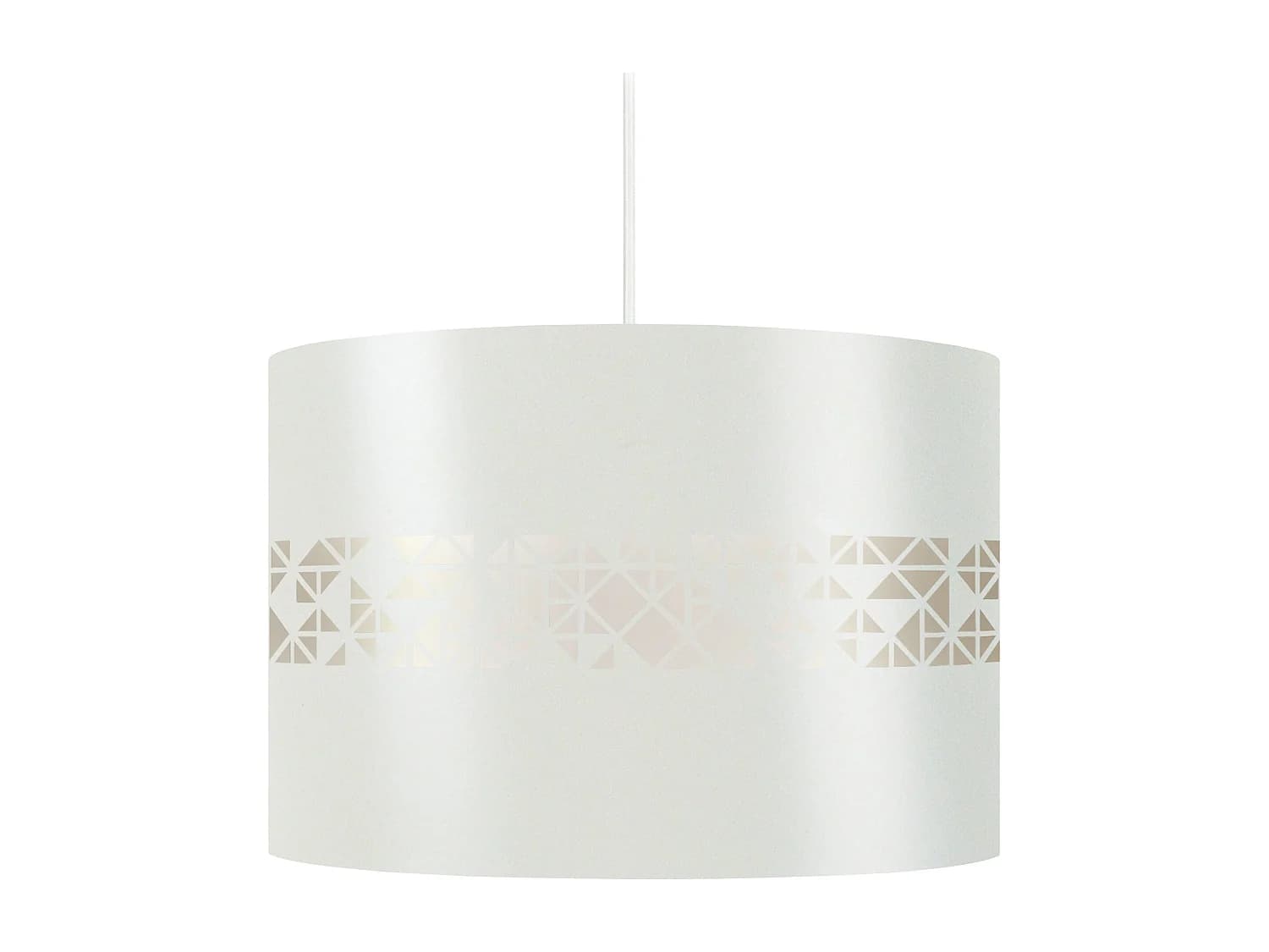 Suspension TOSEL ,métal,Blanc ,H80xD 30xP30cm