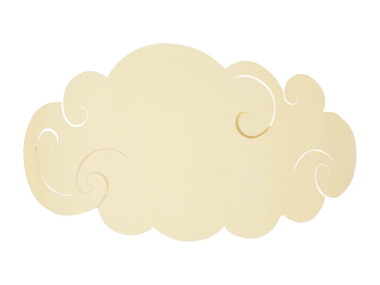 Applique d'Enfant TOSEL ,métal, Beige,H9xD 16x P 34cm