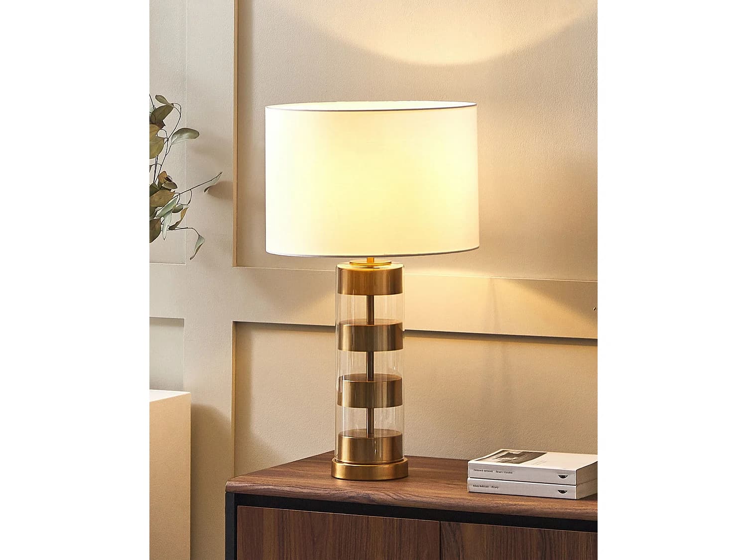 Lampe à poser BEATTON Métal Doré