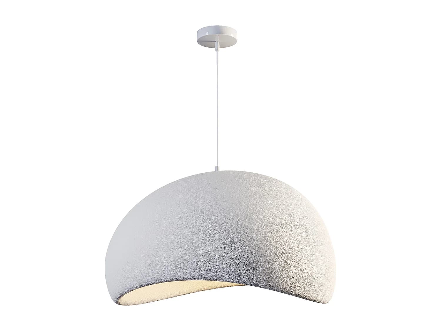 Lampe Suspendue en Résine - 50CM - Astra Blanc