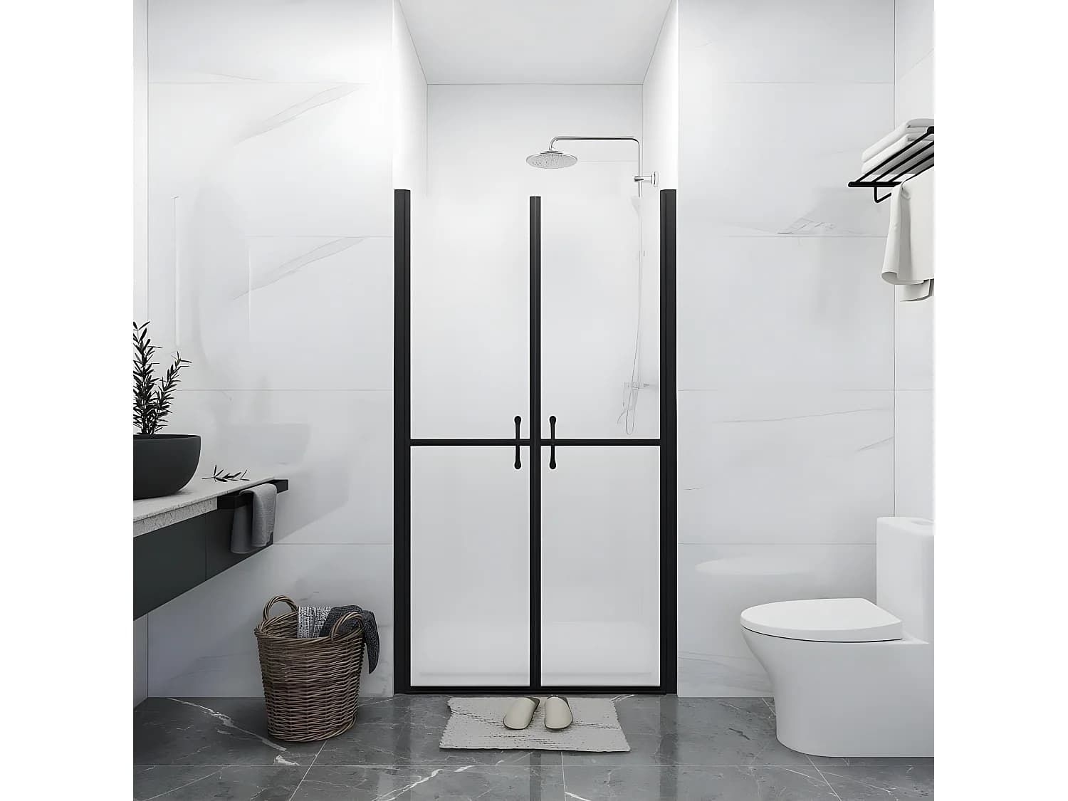 Porte de douche ESG dépoli (78-81)x190 cm WVGQ8920