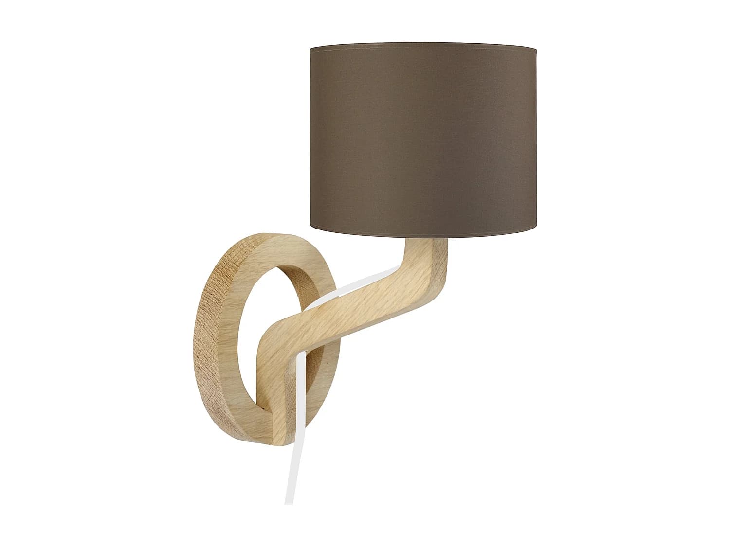 Applique TOSEL ,bois,naturel,H28xD 22x P 22cm