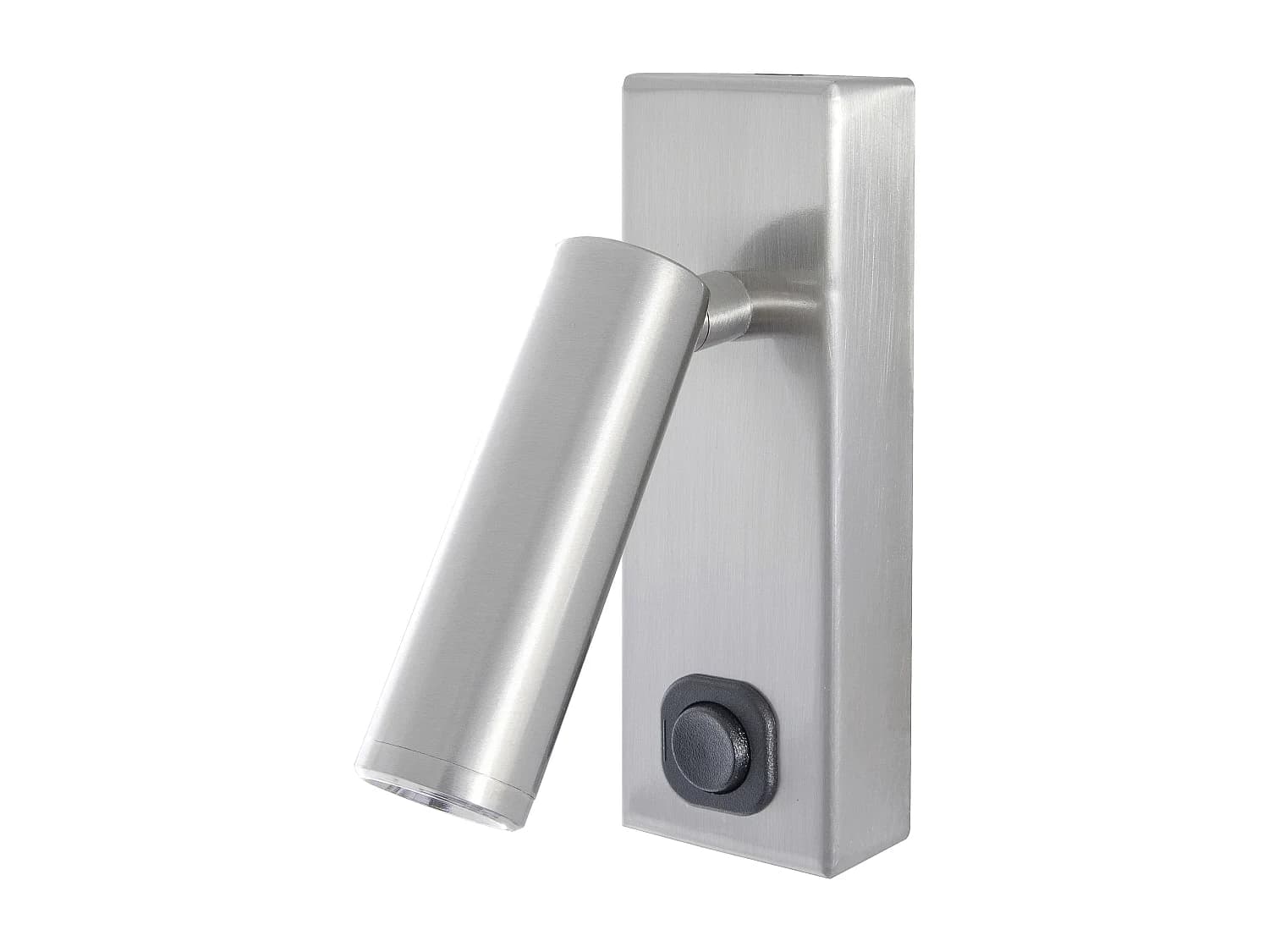 Applique moderne Toscana-h14cm-led 3w-200lm,3k-180º-on&off-ip20-acier,nickel
