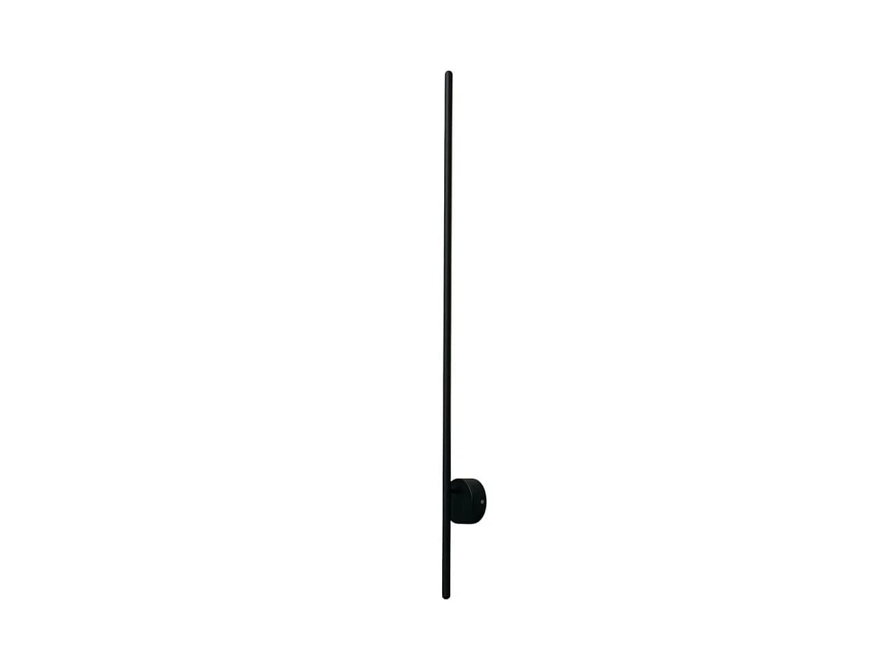 Applique longiligne noire lumière indirecte LED - Mandal