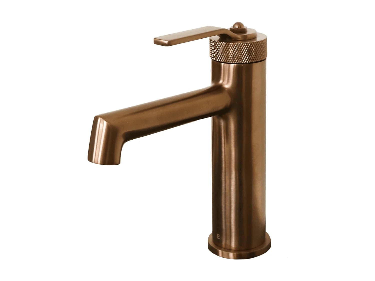 Molette mitigeur lavabo bas cuivre brossé - Essebagno