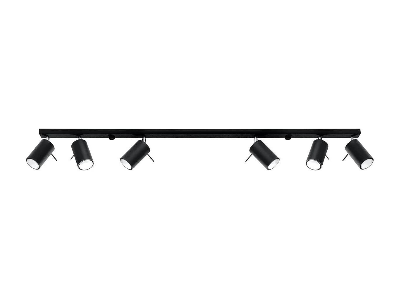 Plafonnier Lysandra 6L noir
