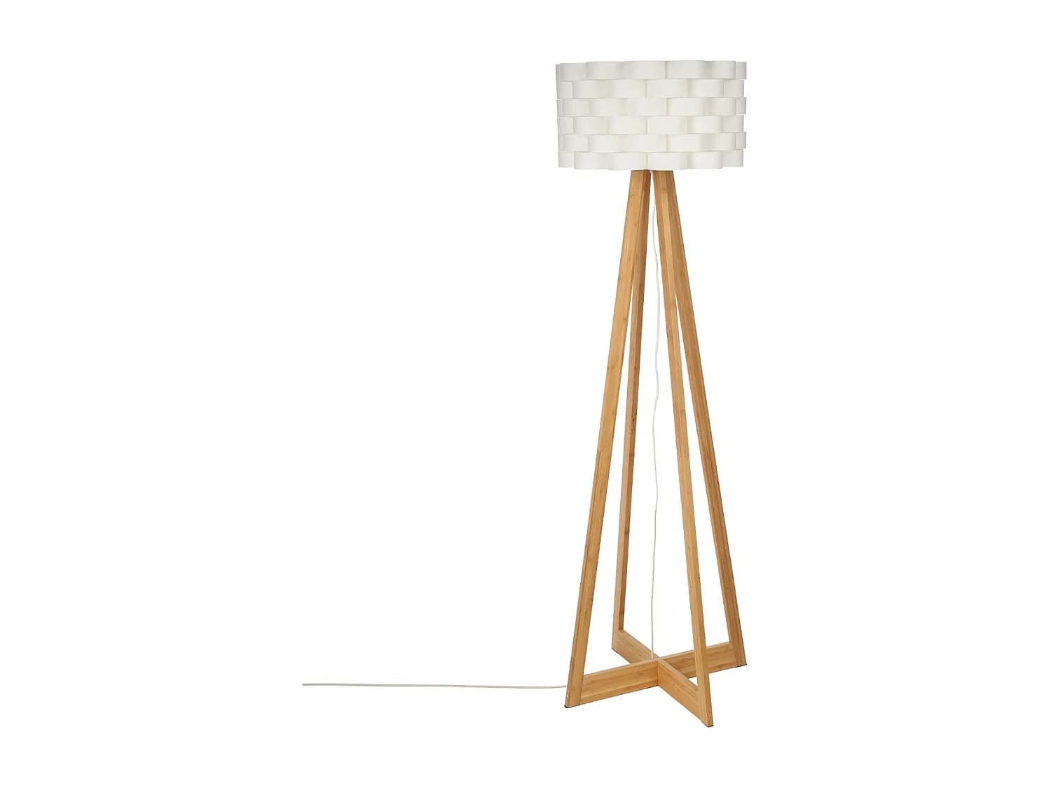 Lampadaire en Bambou D 50 x H 150 cm