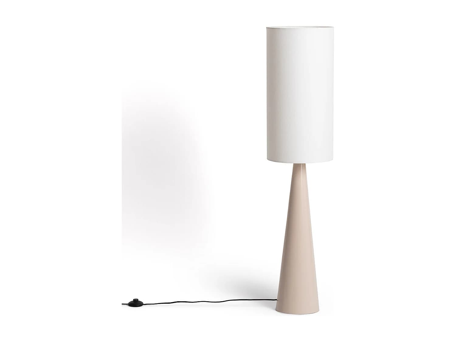 Lampadaire Métal et Tissu Cambaca Beige