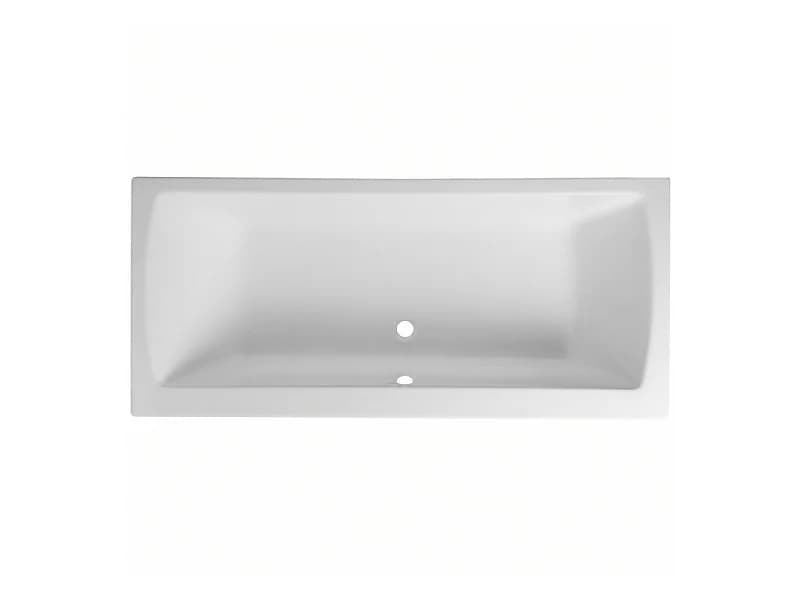 Baignoire rectangulaire VitrA Neon avec pied 180x80cm Blanc
