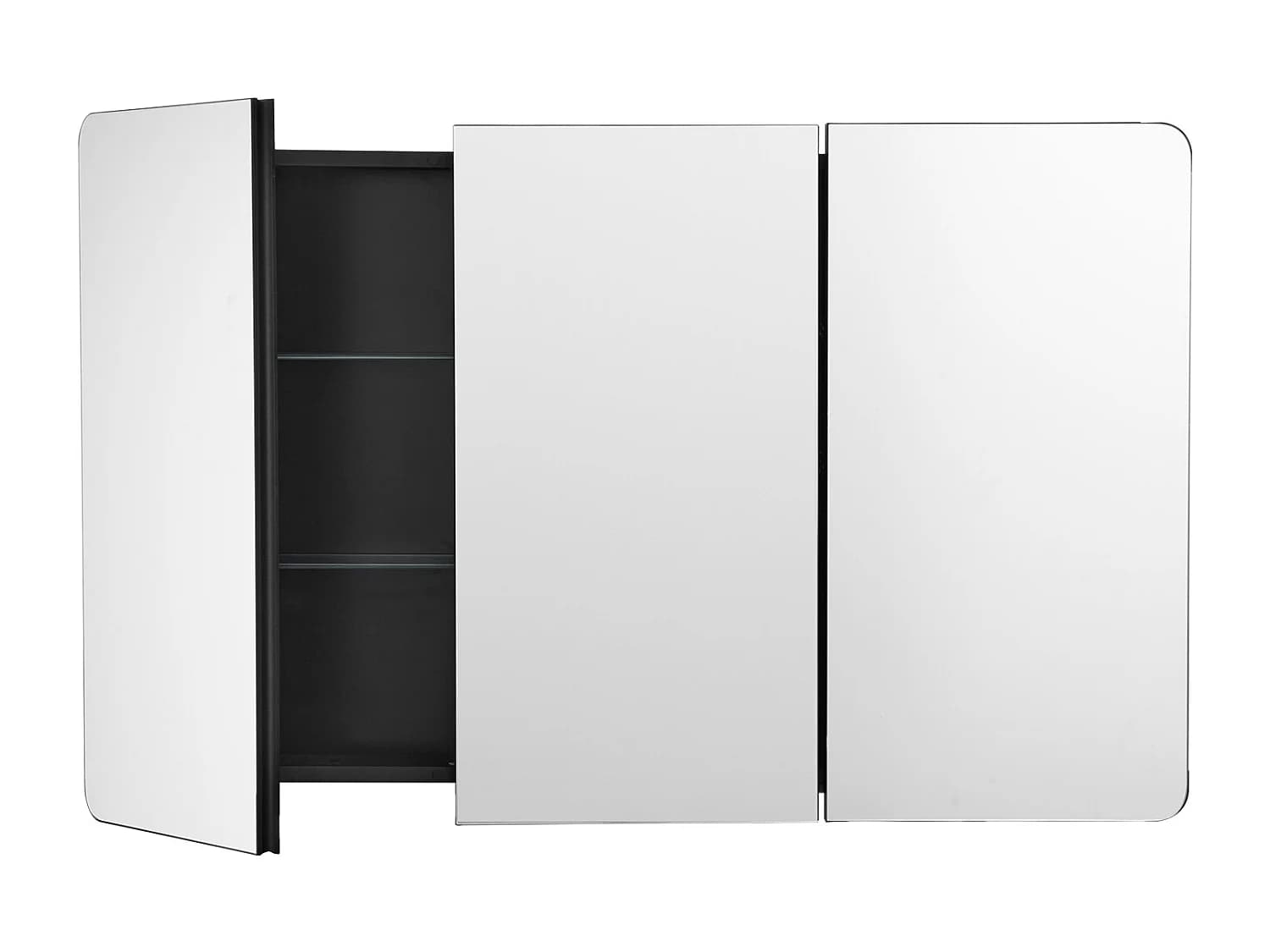 Armoire à Pharmacie, SucceBuy Armoire à Pharmacie, 65 x 102 cm, pour Salle de Bain avec Miroir, Étages Réglables, Options Encastrées et Fixées au Mur