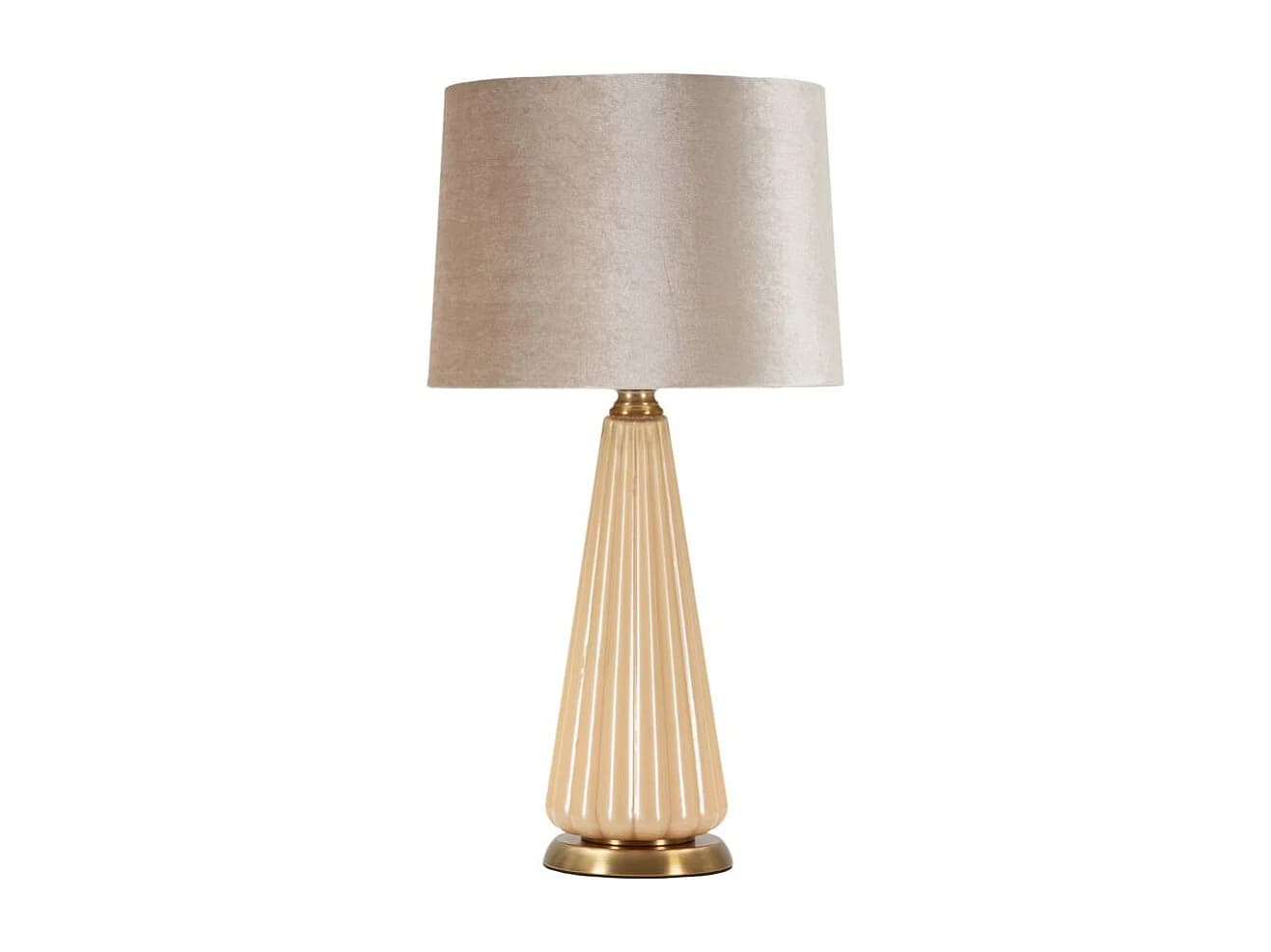 Lampe à Poser "Perly" 68cm Perle & Or
