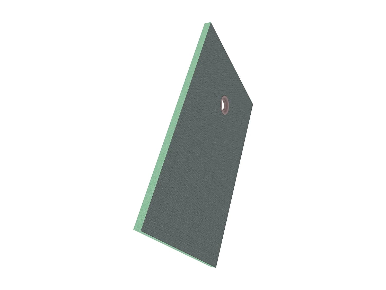 AICA Receveur à carreler en polystyrène - 90 x 120 x 4 cm - recoupable sur mesure