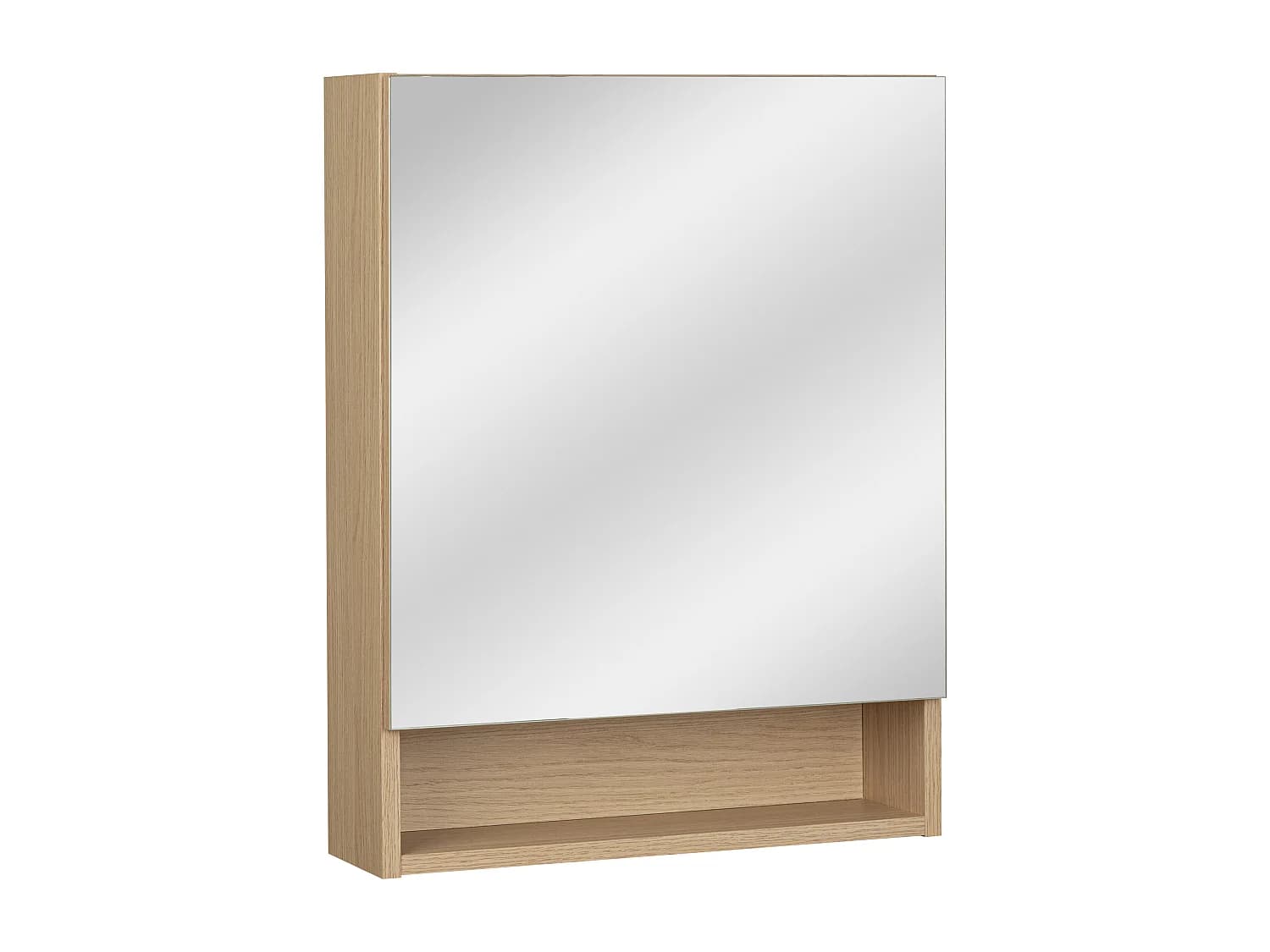 Armoire de salle de bain avec miroir 50 cm 1 porte Aria