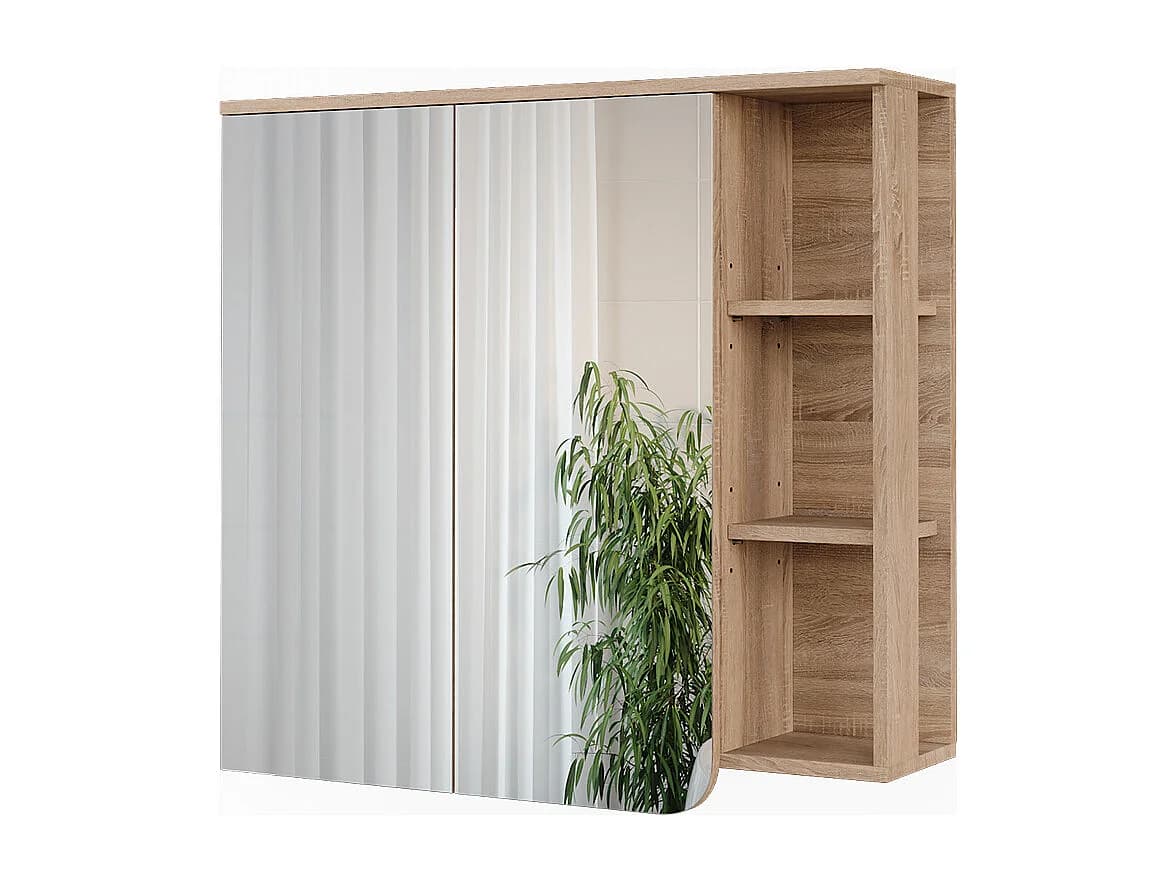 Armoire de toilette sonoma 80x20x75 karen