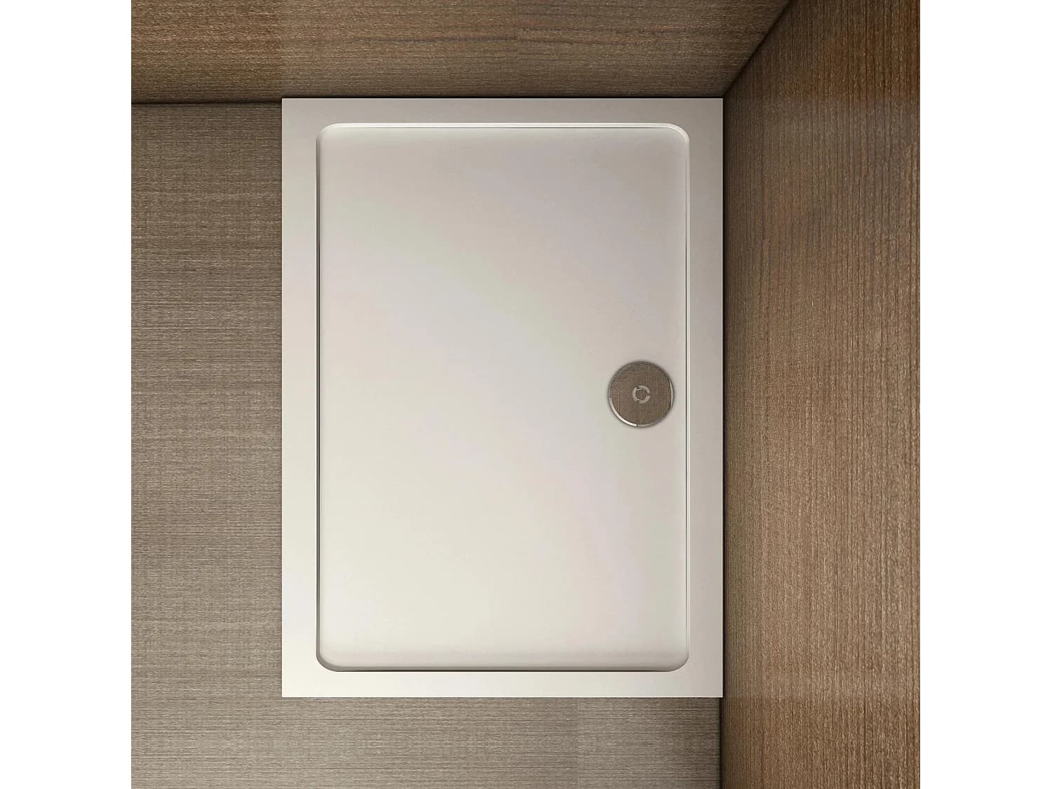 AICA Receveur de Douche Extra-Plat 3cm - Installation Facile et Rapide - 150x70cm Blanc Antidérapant