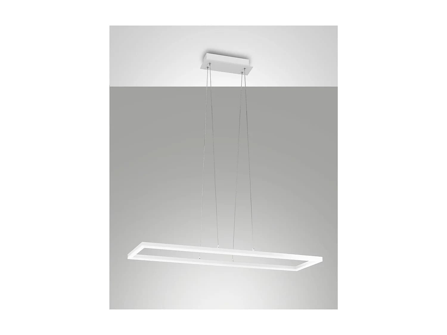 Plafonnier suspendu Bard LED 52W Blanc 3394-45-102 Fabas Luce