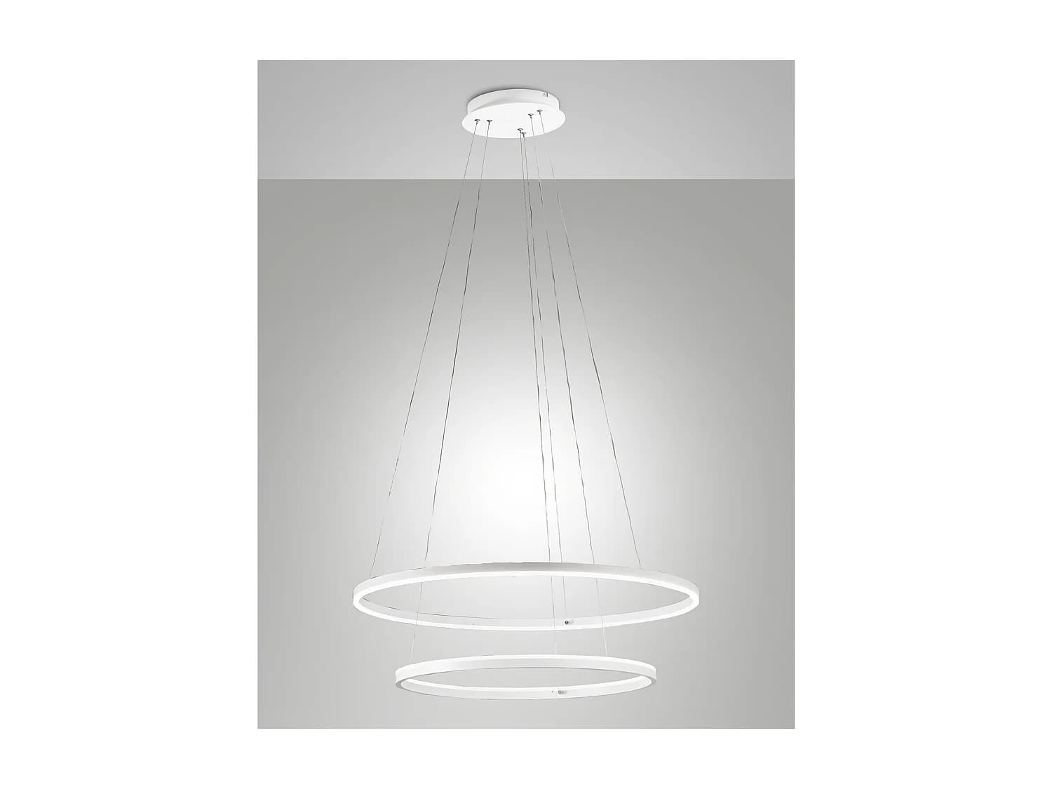 Lustre suspension GIOTTO avec led 65W blanc 3508-48-102 Fabas Luce