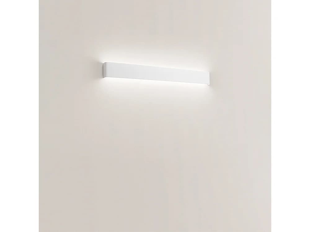 Applique Led En Aluminium Blanc, Design Moderne Et Élégant, 30W, 2700Lm, 3000K, Éclairage Mural Pour Intérieur Ip20, 83Cm - Marque Perenz France