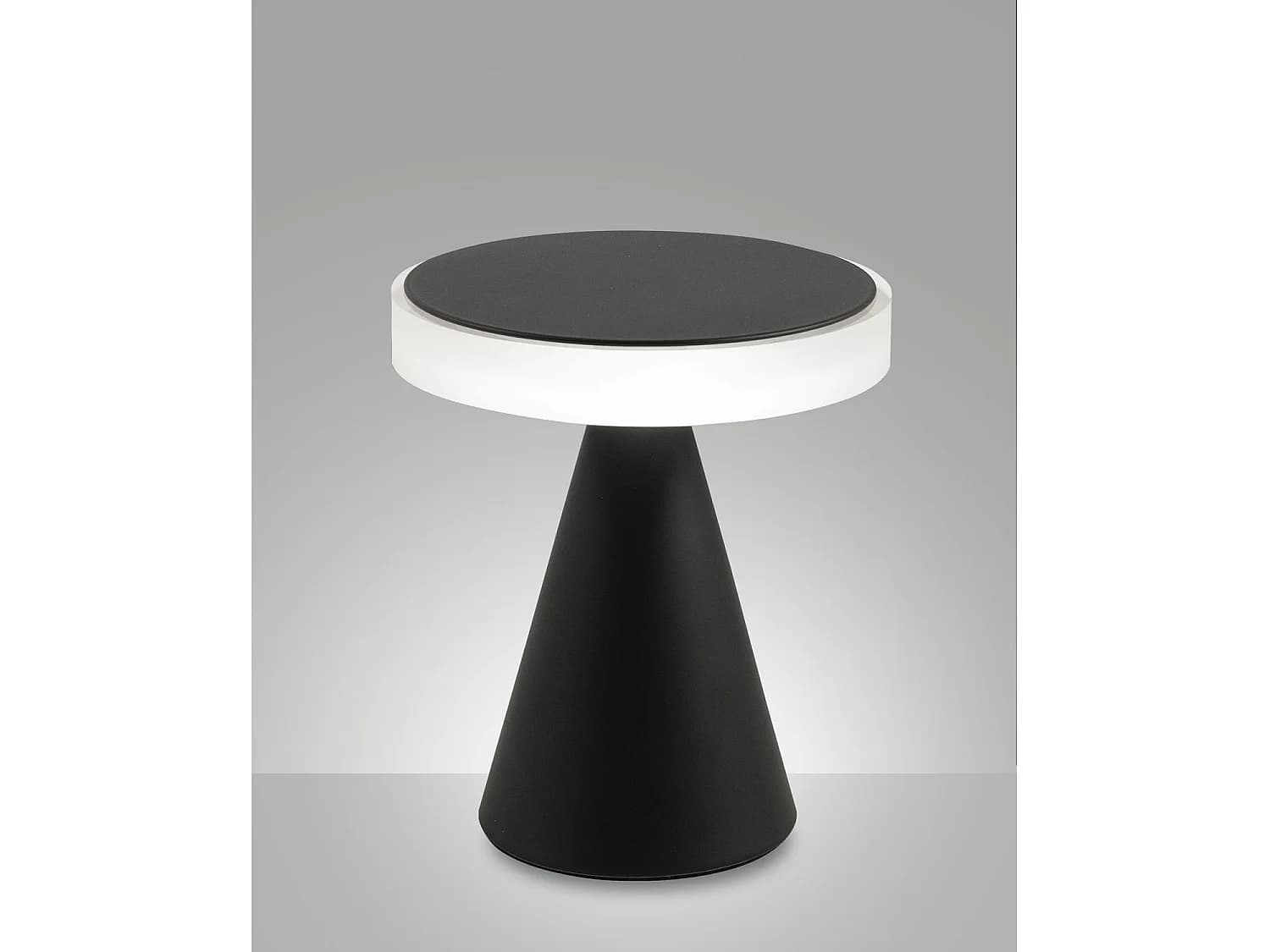 Lampe De Table Led Neutre 12 W 1260 Lm 3000 K, Structure En Métal Et Méthacrylate, Couleur Noire, Ip20 - Éclairage Intérieur Élégant Et Moderne