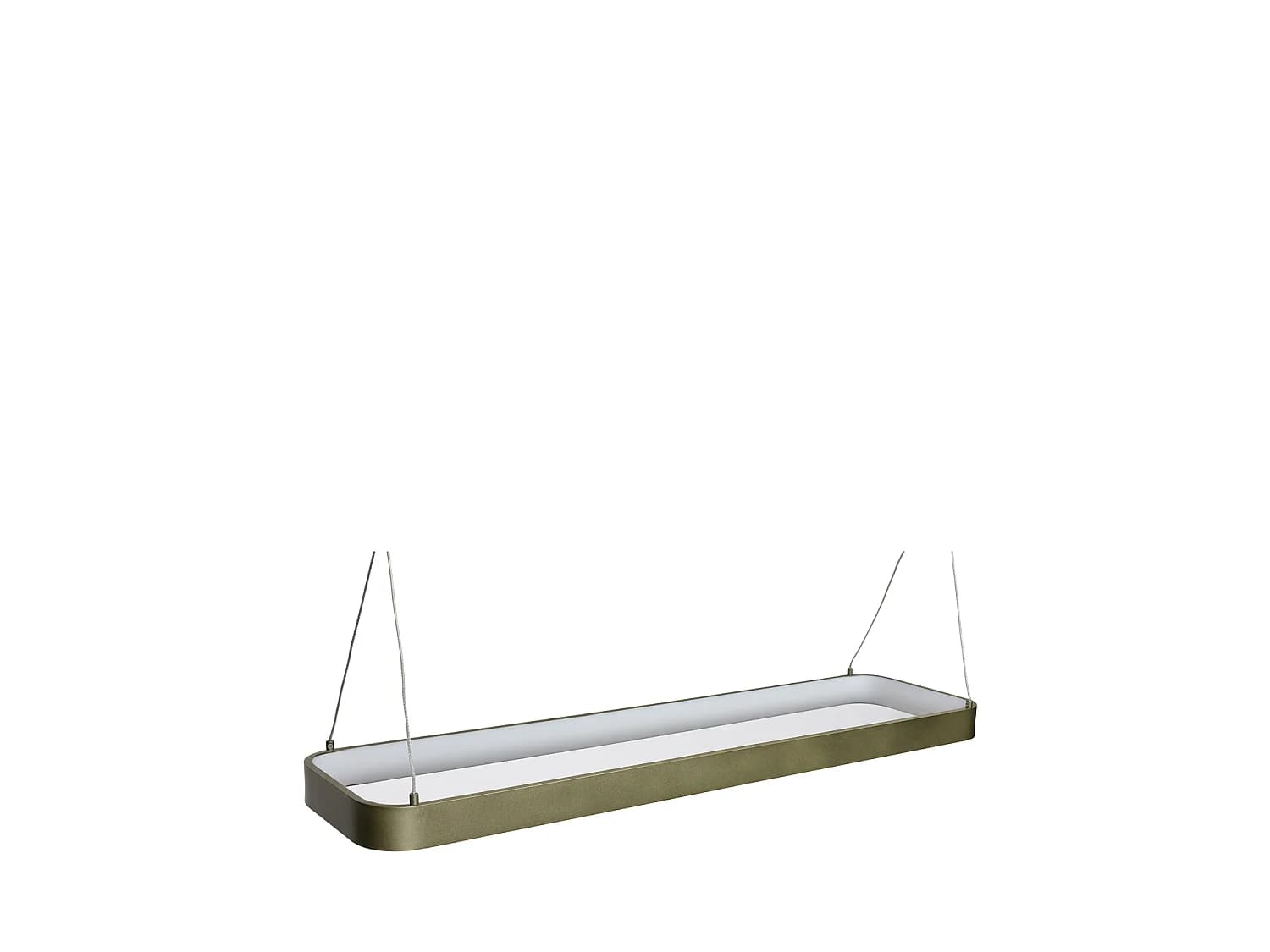 Hübsch Suspension Large Aluminium Vert TUBE