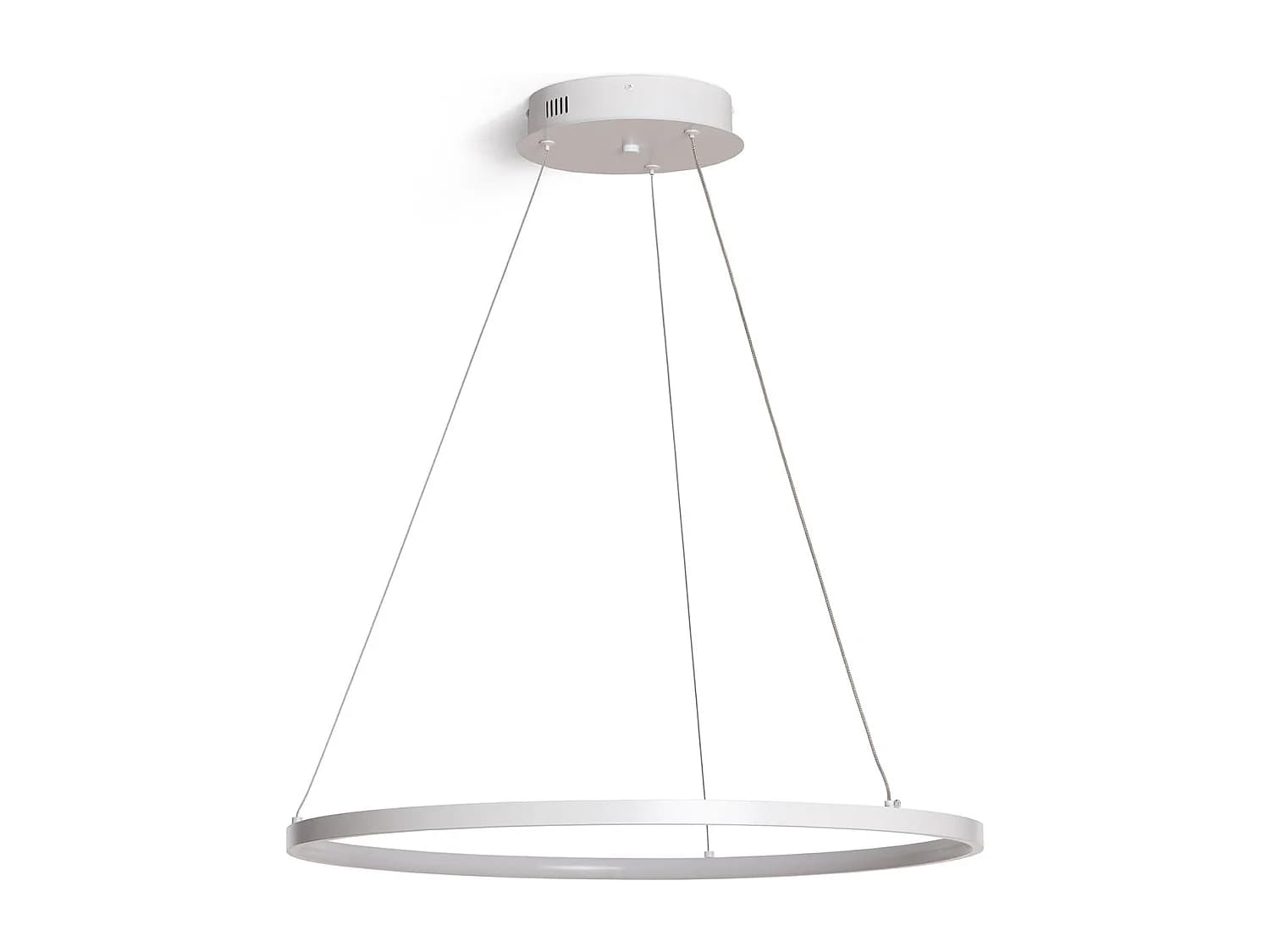 Suspension LED 20W Añuminium CCT Sélectionnable Ivalo Blanc