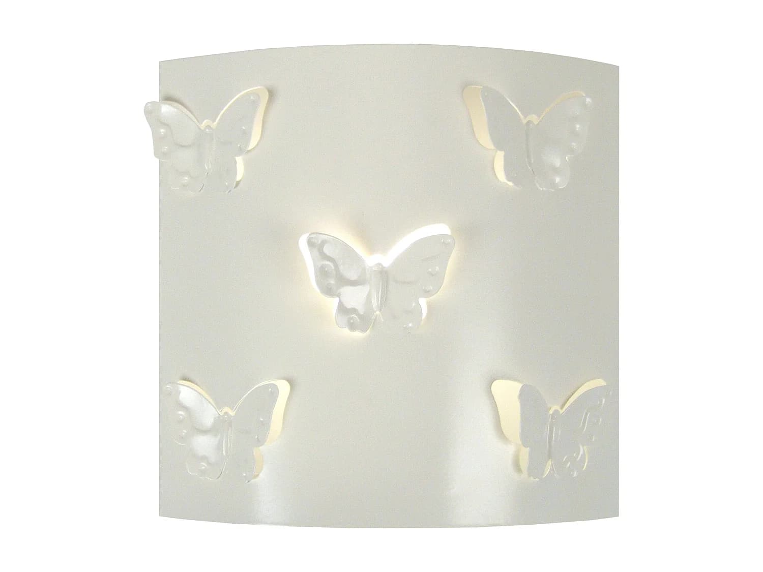 Applique d'Enfant TOSEL ,métal, Blanc ,H8xD22xP22cm