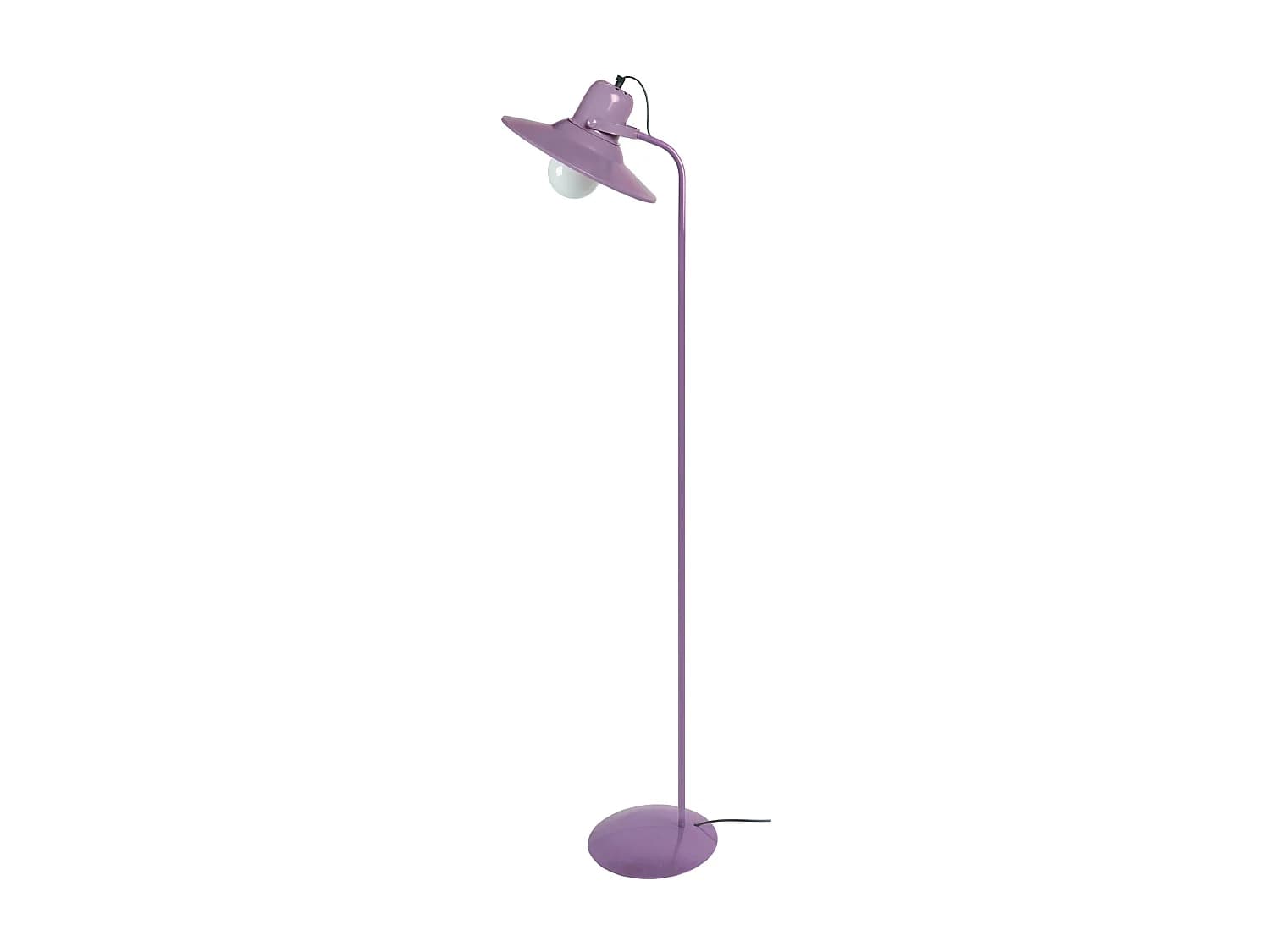 Lampadaire de Bureau TOSEL , métal, Violet , H150xD29xP29cm